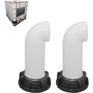 BEIJIYI Sprießen 2 pcs Water Tank Nozzle Valve, Water Tank Valve, IBC Water Tank Adapter 60 mm, for Dead IBC Tank (White) BEIJIYI Sprießen 2 pcs Water Tank Nozzle Valve, Water Tank Valve, IBC Water Tank Adapter 60 mm, for Dead IBC Tank (White)
