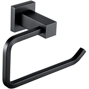 NES HOME Square Toilet Paper Roll Holder Matte Black NES HOME Square Toilet Paper Roll Holder Matte Black