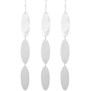 Tlily - Stainless Steel Bird Scarer Discs Set, 3D Reflective Helix Wind Spinners Outdoor Garden Décor Yard Patio Farm- Tlily - Stainless Steel Bird Scarer Discs Set, 3D Reflective Helix Wind Spinners Outdoor Garden Décor Yard Patio Farm-