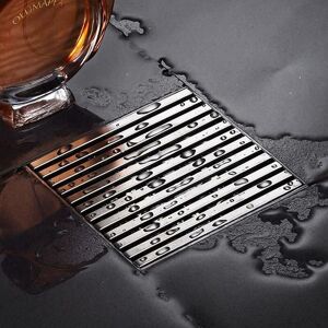Hoopzi - Stainless Steel Floor Drain Shower Floor Drain for Balcony Kitchen Bathroom 1010CM Hoopzi - Stainless Steel Floor Drain Shower Floor Drain for Balcony Kitchen Bathroom 1010CM
