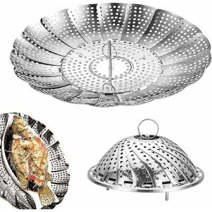 Linghhang - Stainless Steel Foldable Steamer, Food Grade Steaming Rack, Foldable Steamer Basket Used for Different Sizes of Pots, Suitable for Linghhang - Stainless Steel Foldable Steamer, Food Grade Steaming Rack, Foldable Steamer Basket Used for Different Sizes of Pots, Suitable for