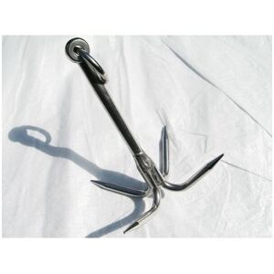 Securefix Direct - Stainless Steel Grappling Hook Four Prong 1.8KG 315MM (Boat Hook) Securefix Direct - Stainless Steel Grappling Hook Four Prong 1.8KG 315MM (Boat Hook)