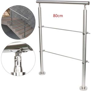 CNCEST Stainless Steel Handrail Outdoor Rail Stair Railing Banister Variable Angle Safety Grab Rail Mobility Floor Mount Indoor Railing for Stairs, Garden, CNCEST Stainless Steel Handrail Outdoor Rail Stair Railing Banister Variable Angle Safety Grab Rail Mobility Floor Mount Indoor Railing for Stairs, Garden,