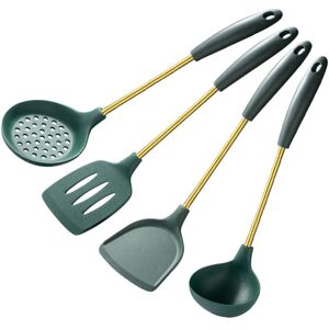 TLILY Stainless Steel Silicone Kitchenware Set Household High Temperature Resistant Non-Stick Pan Frying Shovel Spoon TLILY Stainless Steel Silicone Kitchenware Set Household High Temperature Resistant Non-Stick Pan Frying Shovel Spoon
