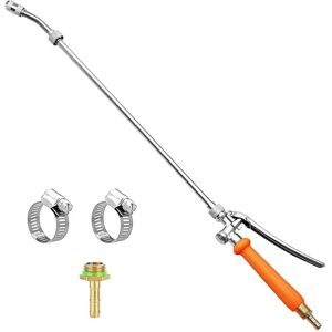 TLILY Stainless Steel Sprayer Wand,1/4in&3/8in Brass Barb Wand Replacement,29in Wand+ Shut Off Valve TLILY Stainless Steel Sprayer Wand,1/4in&3/8in Brass Barb Wand Replacement,29in Wand+ Shut Off Valve