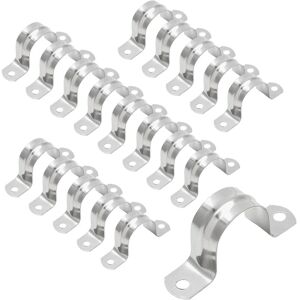 Ikodm - Stainless Steel u Type Hose Clamp, Semi-Circular Air Water Pipe Clamp, Water Pipe Fasteners - 32mm Ikodm - Stainless Steel u Type Hose Clamp, Semi-Circular Air Water Pipe Clamp, Water Pipe Fasteners - 32mm
