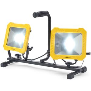 Litecraft - Stanley Twin Work Light 33W Outdoor cob led Floodlight - Black, Yellow Litecraft - Stanley Twin Work Light 33W Outdoor cob led Floodlight - Black, Yellow