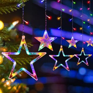 BEIJIYI Star String Lights, 3m Star String Lights, 8 Lighting Modes, Indoor/Outdoor Christmas Decoration, Waterproof String Lights for Balcony, Party BEIJIYI Star String Lights, 3m Star String Lights, 8 Lighting Modes, Indoor/Outdoor Christmas Decoration, Waterproof String Lights for Balcony, Party