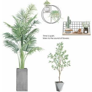 Trimec - Stickers Muraux Plante Tropical Autocollant Décoratifs Feuilles Verts Grand Décoration Murale Salon Bureau Chambre (W:90cm) Trimec - Stickers Muraux Plante Tropical Autocollant Décoratifs Feuilles Verts Grand Décoration Murale Salon Bureau Chambre (W:90cm)