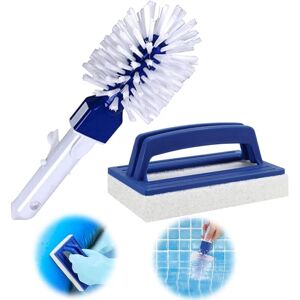 MEMKEY Sponge Brush Water Pipe Swimming Pool Brush Plastic Swimming Pool Brush Head Pool Cleaning Brush Cleaning Accessories Set for Swimming Pool Spa MEMKEY Sponge Brush Water Pipe Swimming Pool Brush Plastic Swimming Pool Brush Head Pool Cleaning Brush Cleaning Accessories Set for Swimming Pool Spa