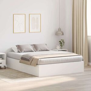 Bed Frame White 190 x 140 x 31.5 cm Engineered wood Vidaxl Bed Frame White 190 x 140 x 31.5 cm Engineered wood Vidaxl