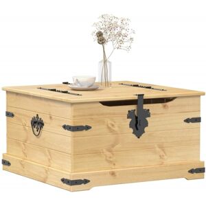 Bonnevie - Storage Box,Storage Cabinet Corona 78x78x45 cm Solid Wood Pine VSVS159556 Bonnevie - Storage Box,Storage Cabinet Corona 78x78x45 cm Solid Wood Pine VSVS159556