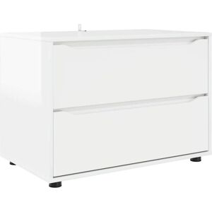 Storage Cabinet High Gloss White 80 x 48 x 57 cm vidaXL Storage Cabinet High Gloss White 80 x 48 x 57 cm vidaXL