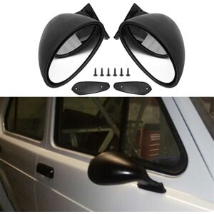 TLILY Style Left & Right Car Classic Retro Door Wing Side Mirror Rearview Vintage Matte Universal Black TLILY Style Left & Right Car Classic Retro Door Wing Side Mirror Rearview Vintage Matte Universal Black