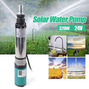 CNCEST Submersible Deep Well Pump Solar DC 1HP 24V 320W Stainless Steel Water Pump Farm Ranch Submersible Bore Hole Deep Well Pump CNCEST Submersible Deep Well Pump Solar DC 1HP 24V 320W Stainless Steel Water Pump Farm Ranch Submersible Bore Hole Deep Well Pump