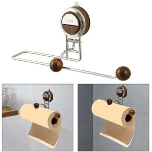 YMYNY Suction Cup Paper Towel Holder, Wall Mounted Kitchen Towel Rack, Removable Bathroom Towel Holder mumu YMYNY Suction Cup Paper Towel Holder, Wall Mounted Kitchen Towel Rack, Removable Bathroom Towel Holder mumu