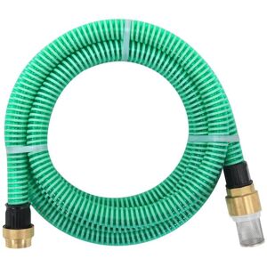 Suction Hose with Brass Connectors Green 1.1" 3 m PVC vidaXL Suction Hose with Brass Connectors Green 1.1" 3 m PVC vidaXL