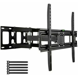 Trimec - Support tv Mural pour Écran Plat et Incurvé lcd led 32-70 Pouces, Support tv Orientable et Inclinable, Bras Doubles Solides et Robustes Trimec - Support tv Mural pour Écran Plat et Incurvé lcd led 32-70 Pouces, Support tv Orientable et Inclinable, Bras Doubles Solides et Robustes
