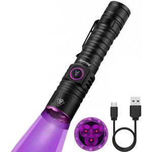 COOCHEER SV103 15W 395nm USB-C Rechargeable UV LED Flashlight. UV light urine detector for wood, resin, fish, scorpions, minerals, amber, and insects. COOCHEER SV103 15W 395nm USB-C Rechargeable UV LED Flashlight. UV light urine detector for wood, resin, fish, scorpions, minerals, amber, and insects.