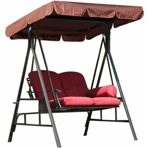 HÉLOISE Swing Cover, Waterproof Swing Cover 195 x 125 x 15cm 210D Scratch-Resistant Oxford Fabric (Coffee) HÉLOISE Swing Cover, Waterproof Swing Cover 195 x 125 x 15cm 210D Scratch-Resistant Oxford Fabric (Coffee)