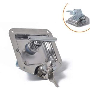WOIYIC T Shape Stainless Steel Trailer RV Travel Lock Anti-theft Toolbox Handle Door Lock for Caravan Truck Camp Motorhome Patrol Car WOIYIC T Shape Stainless Steel Trailer RV Travel Lock Anti-theft Toolbox Handle Door Lock for Caravan Truck Camp Motorhome Patrol Car