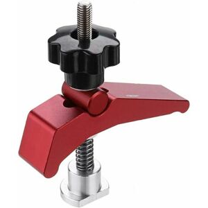 ETING T-track Clamp Set Aluminum Alloy, Quick Acting Holding Clamp, T-Slot T-Clamp Kit, Woodworking Tools (1PCS) ETING T-track Clamp Set Aluminum Alloy, Quick Acting Holding Clamp, T-Slot T-Clamp Kit, Woodworking Tools (1PCS)