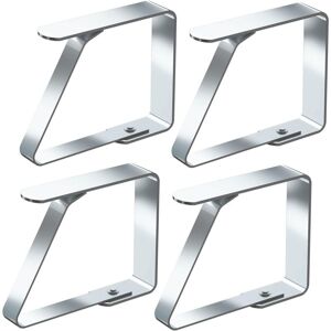 AOUGO Tablecloth Clips Large Set of 4 Stainless Steel Tablecloth Clips Anti-Slippery (7cm x 4 Pieces) AOUGO Tablecloth Clips Large Set of 4 Stainless Steel Tablecloth Clips Anti-Slippery (7cm x 4 Pieces)