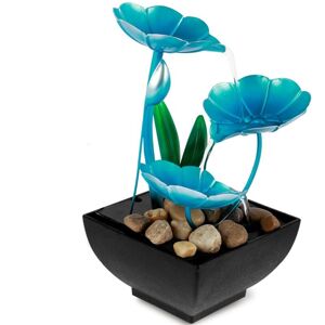 TLILY Tabletop Fountain Meditation Water Flower Mini Waterfall Decorations Sound Relaxation Lotus Ornament TLILY Tabletop Fountain Meditation Water Flower Mini Waterfall Decorations Sound Relaxation Lotus Ornament