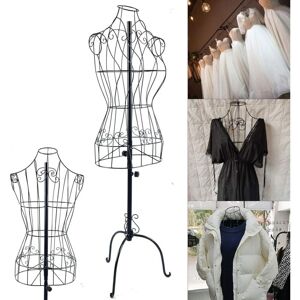 CNCEST Tailors Dummy Wire Mannequins Female Upper Body Torso Coat Rack Iron Wires Tailors Dummy Height 140-160cm Adjustable Mannequin Dummy Clothing Dress CNCEST Tailors Dummy Wire Mannequins Female Upper Body Torso Coat Rack Iron Wires Tailors Dummy Height 140-160cm Adjustable Mannequin Dummy Clothing Dress