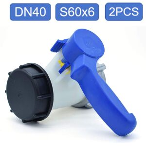 COOCHEER Tank valve - S60X6 nut and S60X6 outlet - Sotralentz compatible - 2PCS COOCHEER Tank valve - S60X6 nut and S60X6 outlet - Sotralentz compatible - 2PCS