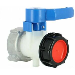 Csparkv - Tank valve - S75X6 nut and S60X6 outlet - Schütz compatible - RWRaccord and other accessories for water recovery tank Csparkv - Tank valve - S75X6 nut and S60X6 outlet - Schütz compatible - RWRaccord and other accessories for water recovery tank