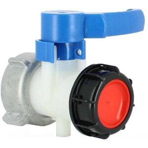 Ikodm - Tank valve - S75X6 nut and S60X6 outlet - Schütz compatible - RWRcoupling and other accessories for water recovery tank Ikodm - Tank valve - S75X6 nut and S60X6 outlet - Schütz compatible - RWRcoupling and other accessories for water recovery tank