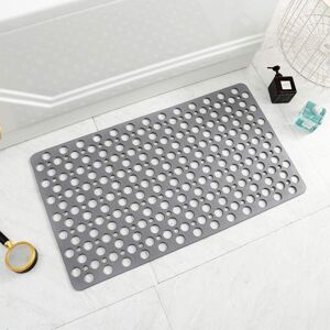 Groofoo - Tapis de bain antidérapant, anti-moisissure, en tpe, tapis de douche antidérapant, antibactérien avec ventouses et trou de drainage, Groofoo - Tapis de bain antidérapant, anti-moisissure, en tpe, tapis de douche antidérapant, antibactérien avec ventouses et trou de drainage,