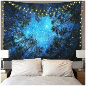Serbia - Tapisserie Murale Forêt étoilée Galaxie Tapisserie Tenture Murale Ciel Étoilé Psychédélique Tapisserie Bleu Tapestry Décoration pour Chambre Serbia - Tapisserie Murale Forêt étoilée Galaxie Tapisserie Tenture Murale Ciel Étoilé Psychédélique Tapisserie Bleu Tapestry Décoration pour Chambre