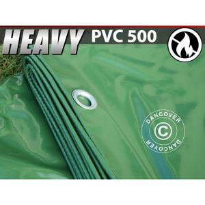 DANCOVER Tarpaulin 6x8 m, PVC 500 g/m², Green, Flame retardant DANCOVER Tarpaulin 6x8 m, PVC 500 g/m², Green, Flame retardant