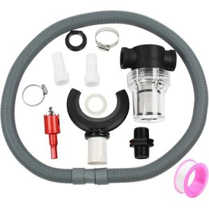 COOCHEER The 10-piece rain barrel connection kit includes 100cm connection pipe + filter + straw + 25mm pipe adapter. COOCHEER The 10-piece rain barrel connection kit includes 100cm connection pipe + filter + straw + 25mm pipe adapter.