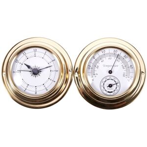 TLILY Thermometer Hygrometer Barometer Watches Clock 2 Whole Set Weather Station Meter TLILY Thermometer Hygrometer Barometer Watches Clock 2 Whole Set Weather Station Meter