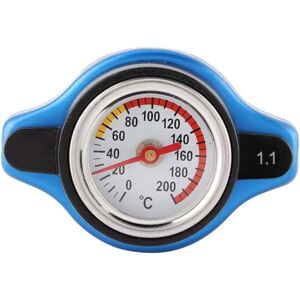 WOIYIC Thermostatic Radiator Cap with Temperature Gauge for Car Radiator Cover Small Head Nominal Water Pressure Waterproof Water Tank Cover (1.1 bar) WOIYIC Thermostatic Radiator Cap with Temperature Gauge for Car Radiator Cover Small Head Nominal Water Pressure Waterproof Water Tank Cover (1.1 bar)