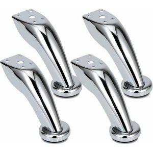 SOLEIL Thick Stainless Steel Sofa Legs, 4 Pieces Furniture Legs, Chrome Legs, Furniture Cabinet Bed Sofa Legs, for Sofas, Chairs, Stools, Cabinets SOLEIL Thick Stainless Steel Sofa Legs, 4 Pieces Furniture Legs, Chrome Legs, Furniture Cabinet Bed Sofa Legs, for Sofas, Chairs, Stools, Cabinets