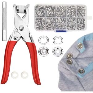LINGHHANG Thickened Metal Snap Button Kit with 150Pcs 9.5mm Buttons Pliers Tool for Clothing Installation Bag Sewing Accessories LINGHHANG Thickened Metal Snap Button Kit with 150Pcs 9.5mm Buttons Pliers Tool for Clothing Installation Bag Sewing Accessories