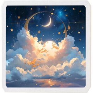 TLILY Thickened Waterproof Wall-Mounted Bathroom Storage Box - Easy Foldable , No Drilling Required Night and Bright Moon TLILY Thickened Waterproof Wall-Mounted Bathroom Storage Box - Easy Foldable , No Drilling Required Night and Bright Moon