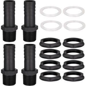 COOCHEER Through fittings for rainwater harvesting, with 25 mm pipe end, for rainwater harvesters and water tanks. COOCHEER Through fittings for rainwater harvesting, with 25 mm pipe end, for rainwater harvesters and water tanks.