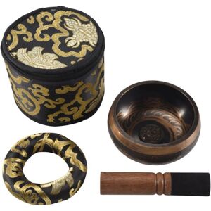 Tlily - Tibetan Singing Bowl Set with New Dual-End Stroker Cushion Tlily - Tibetan Singing Bowl Set with New Dual-End Stroker Cushion
