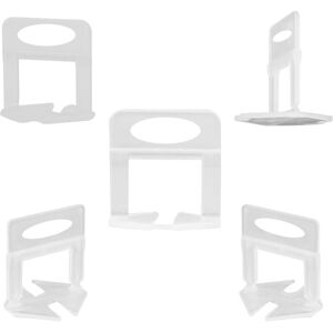 Memkey - Tile Leveling System, 300pcs 1mm Spacer Clips for Floor and Tile Tools Memkey - Tile Leveling System, 300pcs 1mm Spacer Clips for Floor and Tile Tools