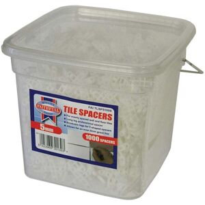 FAITHFULL Tile Spacer Long Leg 5mm Tub of 1000 FAITLSP51000 FAITHFULL Tile Spacer Long Leg 5mm Tub of 1000 FAITLSP51000