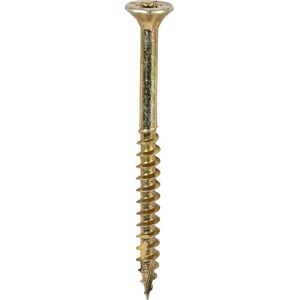 Timco - C2 Clamp-Fix Multi-Purpose Premium Countersunk Gold Woodscrews - 4.0 x 50 Timco - C2 Clamp-Fix Multi-Purpose Premium Countersunk Gold Woodscrews - 4.0 x 50
