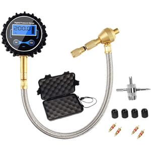 TLILY Tire Pressure Gauge Tire Pressure Monitoring Kit, Maintenance Tool for Motorcycles Cars Off-Road Vehicles etc TLILY Tire Pressure Gauge Tire Pressure Monitoring Kit, Maintenance Tool for Motorcycles Cars Off-Road Vehicles etc