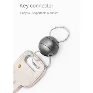 TLILY Titanium Alloy Keychain Universal Ball Key Accessories Buckle Swivel Car Ring 360 Degree Rotating TLILY Titanium Alloy Keychain Universal Ball Key Accessories Buckle Swivel Car Ring 360 Degree Rotating