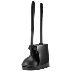 TLILY Toilet Plunger and Brush 2-In-1 Bowl Set with Holder for Bathroom Cleaning Tools Combo Stand B TLILY Toilet Plunger and Brush 2-In-1 Bowl Set with Holder for Bathroom Cleaning Tools Combo Stand B