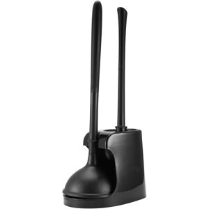 IKODM Toilet Plunger and Brush Set 2 in 1 Toilet Bowl Brush Plunger with Holder for Bathroom Cleaning Tools Combo with Holder IKODM Toilet Plunger and Brush Set 2 in 1 Toilet Bowl Brush Plunger with Holder for Bathroom Cleaning Tools Combo with Holder